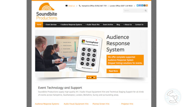 Soundbite Productions website