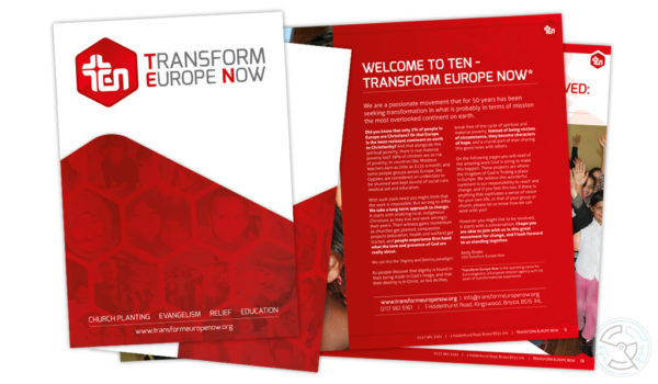 Transform Europe Now – Branding and Portfolio