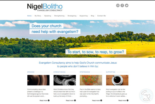 Nigel Bolitho, Evangelism Consultancy – Website