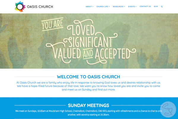 Oasis Church website