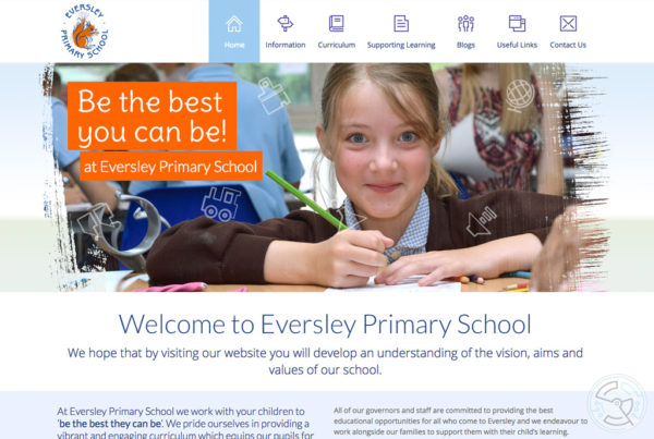 Eversley Primary School website