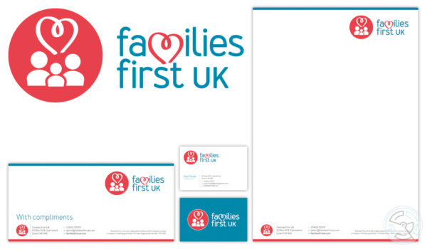Families First logo and stationary design