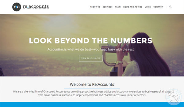 Re:Accounts Website Design
