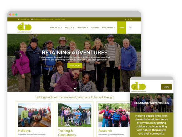 Dementia Adventure website
