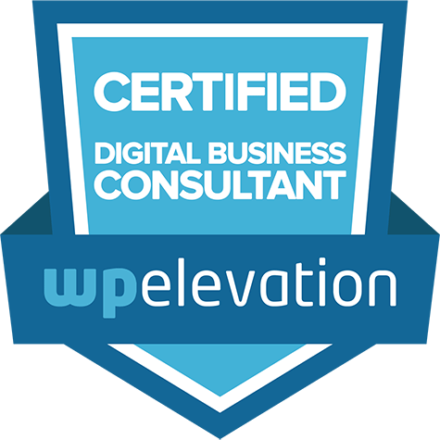 WP Elevation Certified Digital Business Consultant badge