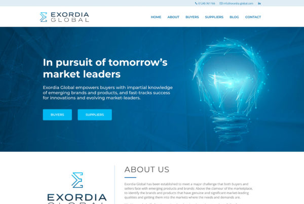 Exordia Global Website