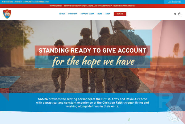 SASRA website home page