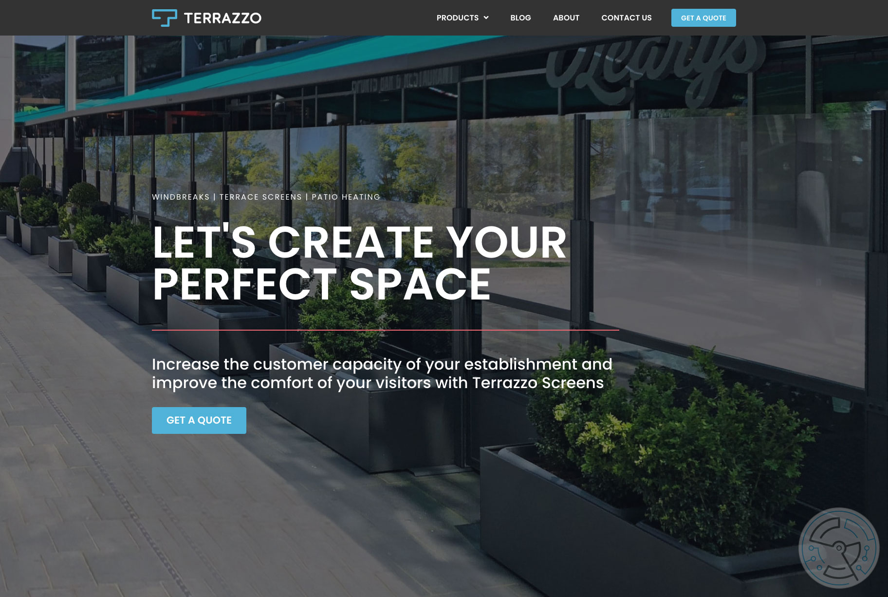 Terrazzo website home page