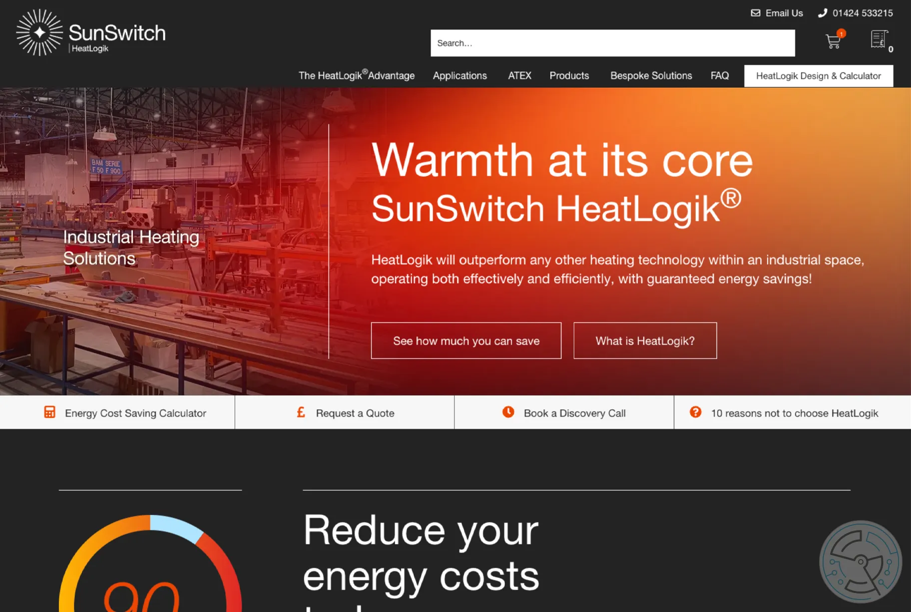 SunSwitch website homepage
