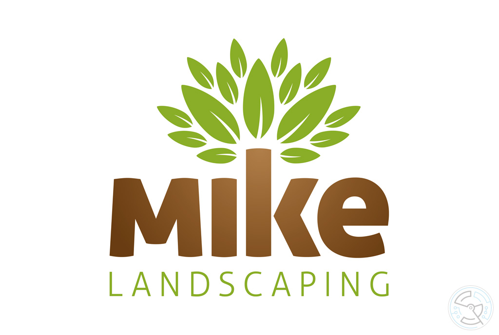 Mike Landscaping logo | Simon Petherick Graphic and Web Design